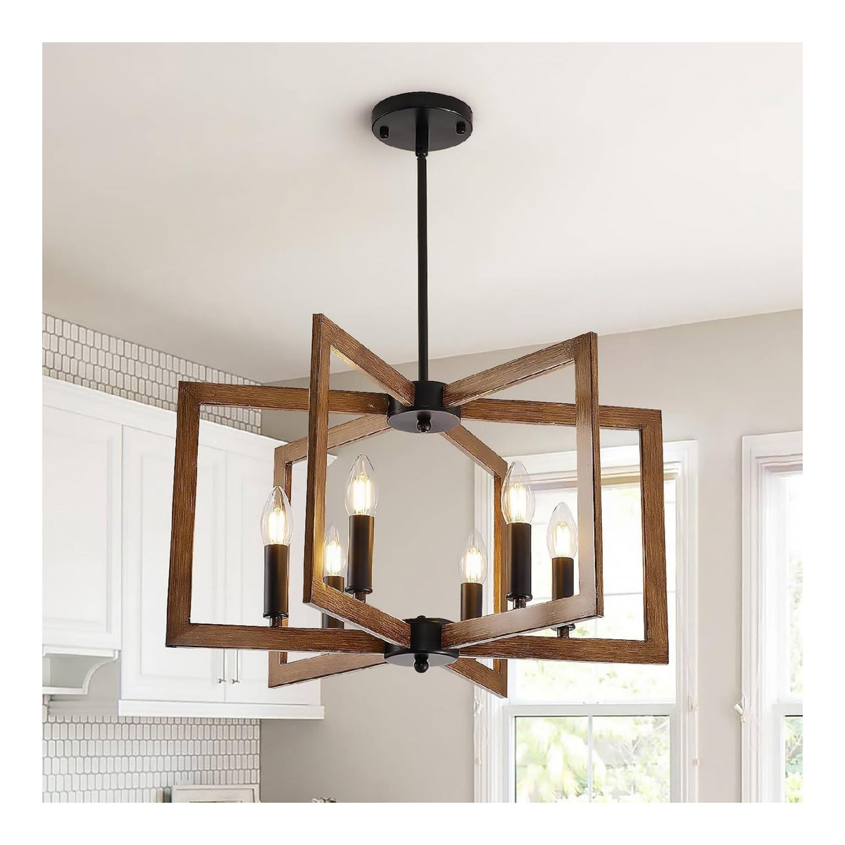 Eclairage Noir et Dore contemporain en version suspension 60 W E14