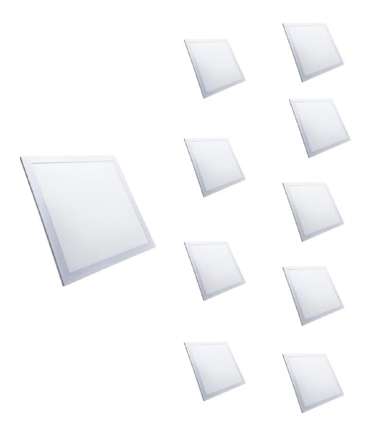 Plafonnier decoratif Blanc et Vert avec diffusion lumineuse harmonieuse 18W 3000K