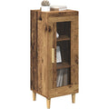 Meuble de rangement contemporain en bois ancien 90 cm avec design rectangulaire, ideal pour salon salle a manger ou maison elegante