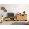 Buffets, credences et vaisseliers avec tiroirs reglable naturel variante 2418