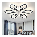 Eclairage Noir et Blanc contemporain en version lustre HF-1318
