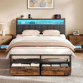 Ensembles de matelas et sommiers structure metal noir variante 2586