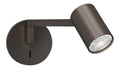 Spot de plafond Noir et Blanc aux lignes epurees avec eclairage confortable 6 W IP20 GU10