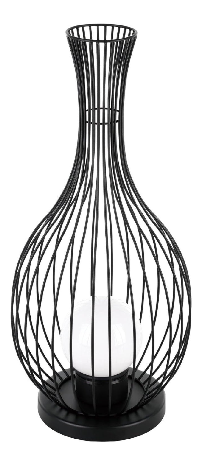 Lampadaire Noir et Blanc aux lignes epurees avec eclairage confortable 10 W IP65 E27
