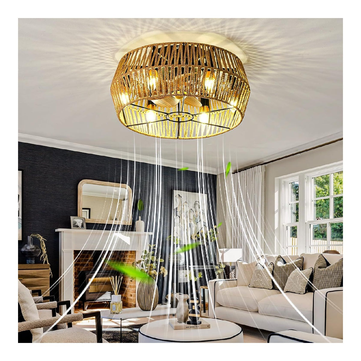 Plafonnier decoratif Ambre et Rouge avec diffusion lumineuse harmonieuse E27