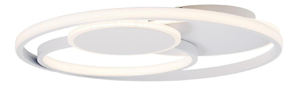 Plafonnier decoratif Blanc avec diffusion lumineuse harmonieuse 43W