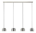 Solution lumineuse Gris au dessin sobre en format suspension