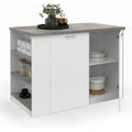 Ensembles de meubles avec tiroirs finition bois blanc variante 1182