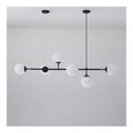 Lustre Noir et Blanc au style moderne avec conception fonctionnelle E27 DJ-6580