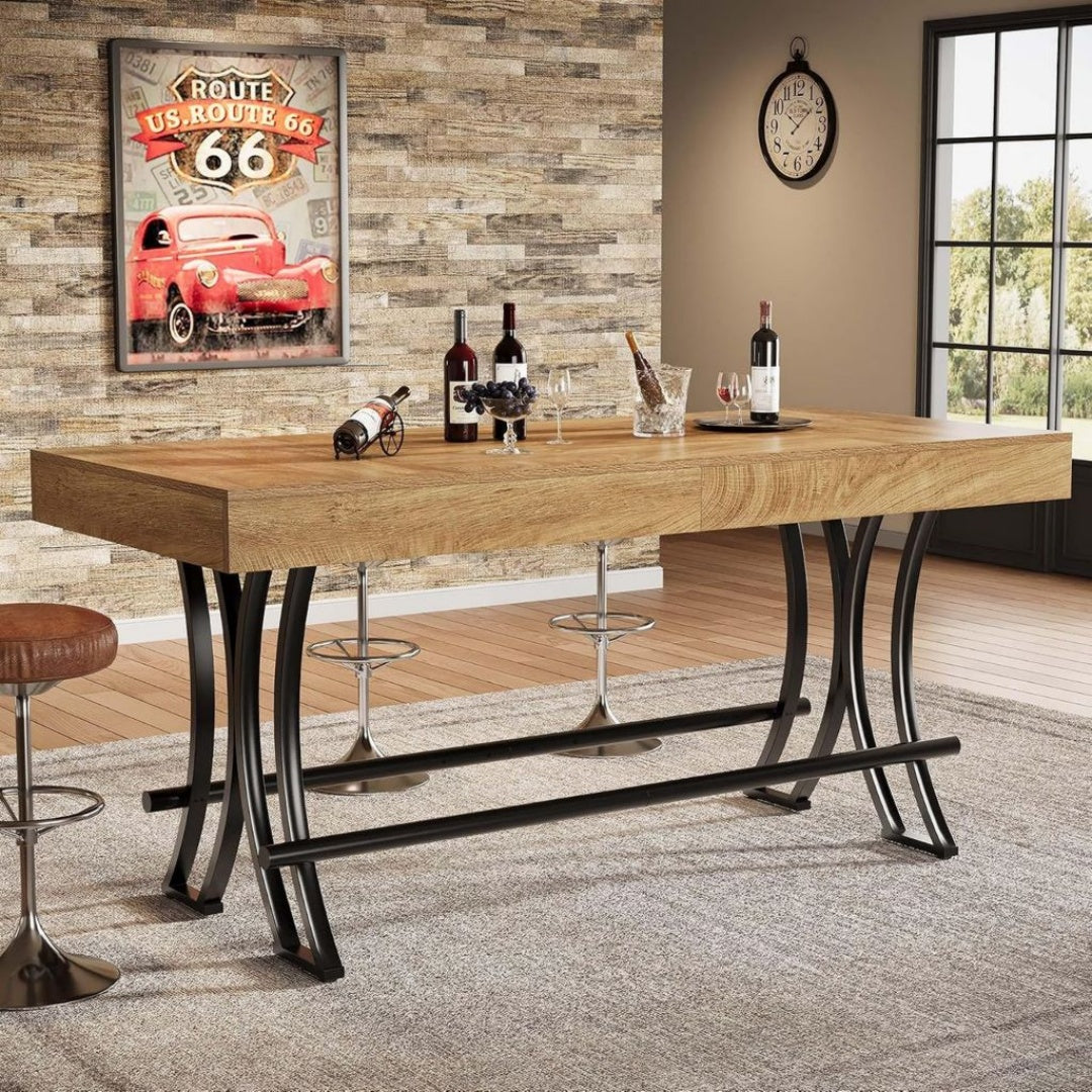 Rangements finition bois structure metal chene