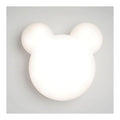 Applique murale Blanc et Ambre aux lignes epurees avec eclairage confortable 12 W