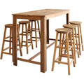 Ensembles pour bar structure metal marron