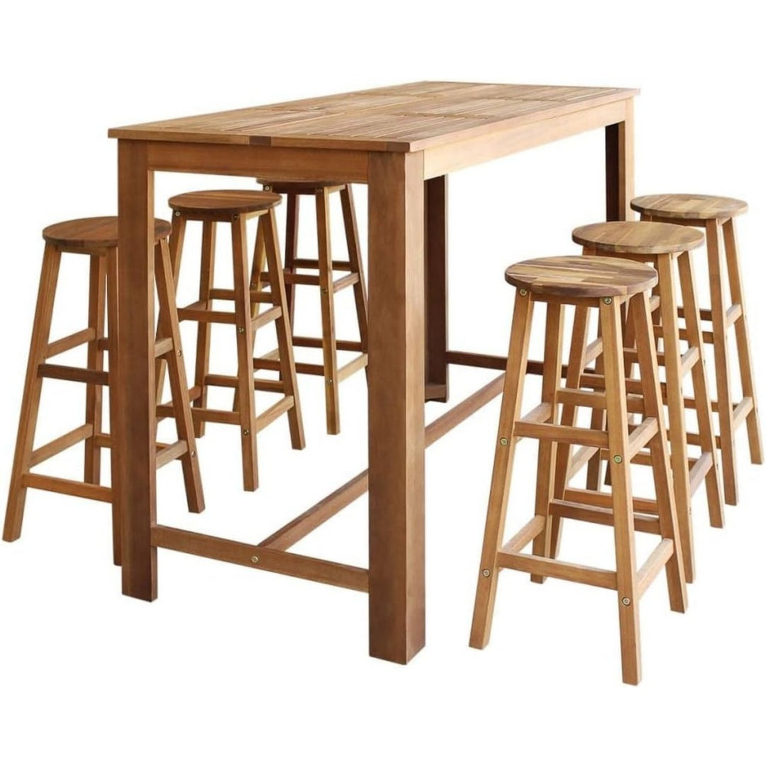Ensembles pour bar structure metal marron