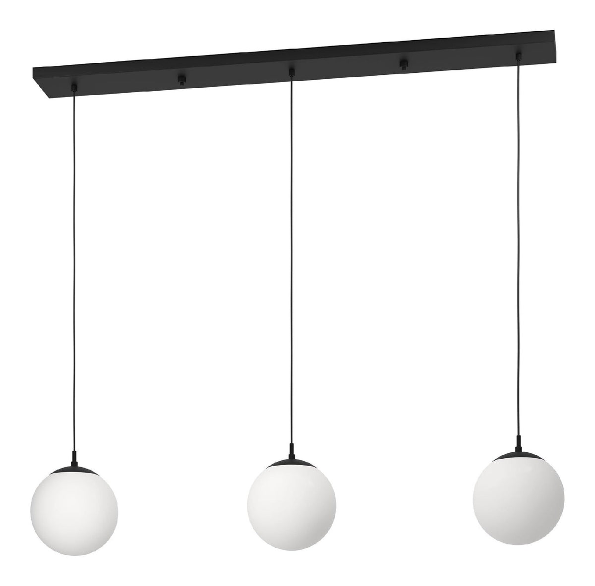Suspension Noir au style moderne avec conception fonctionnelle