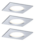 Solution lumineuse Blanc et Rouge au dessin sobre en format spot de plafond 8W 2700K