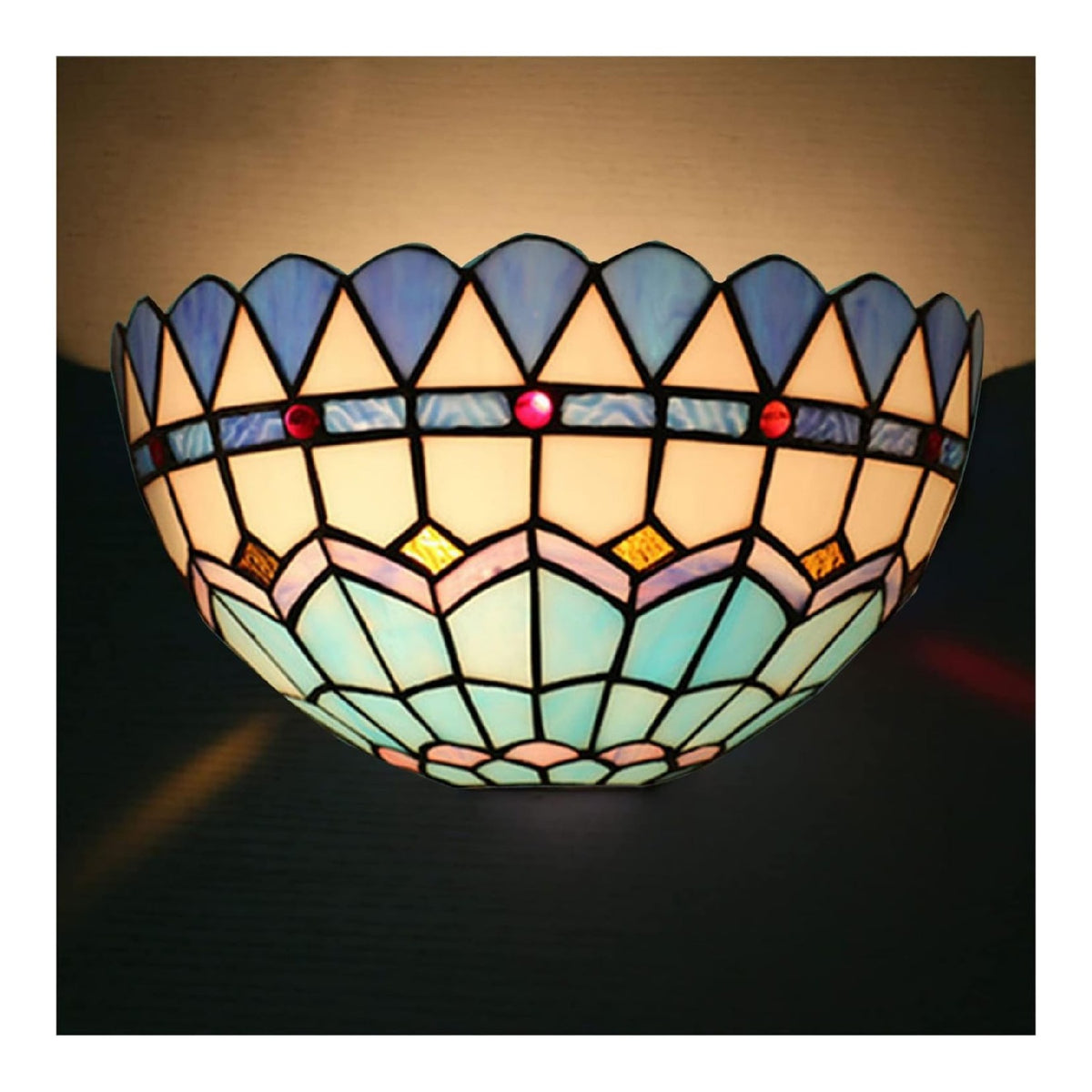 Applique murale decoratif Ambre avec diffusion lumineuse harmonieuse E27