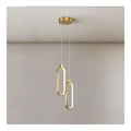 Luminaire Dore a silhouette graphique de type suspension 20 W
