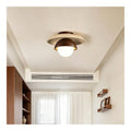 Plafonnier decoratif Blanc et Ambre avec diffusion lumineuse harmonieuse 1W