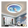 Solution lumineuse Blanc et Ambre au dessin sobre en format lustre 48W 3000K