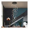 Suspension decoratif Noir avec diffusion lumineuse harmonieuse 3000K
