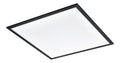 Solution lumineuse Noir et Blanc au dessin sobre en format plafonnier