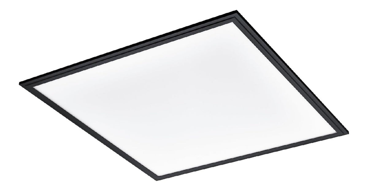 Solution lumineuse Noir et Blanc au dessin sobre en format plafonnier