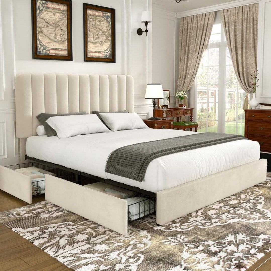 Fauteuils reglable finition bois blanc