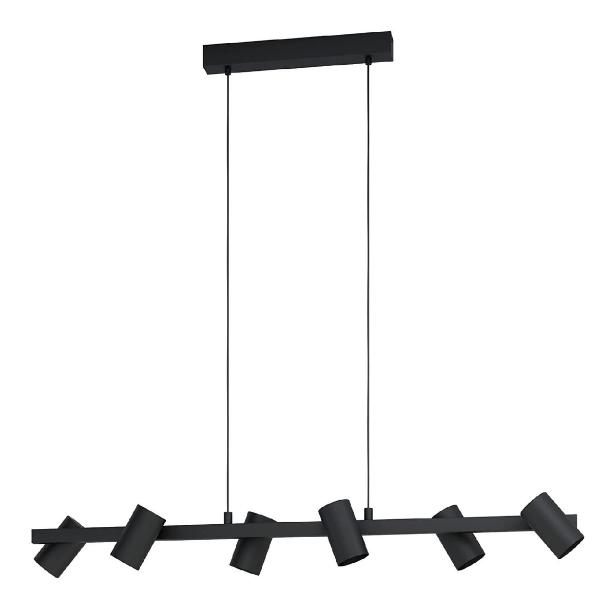 Suspension decoratif Noir et Rouge avec diffusion lumineuse harmonieuse 25 W E14
