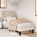 Bancs bout de lit finition bois gris