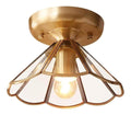 Eclairage Dore et Ambre contemporain en version plafonnier 5Y-9440