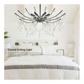 Suspension Transparent aux lignes epurees avec eclairage confortable 25 W E14