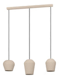 Solution lumineuse Noir et Rouge au dessin sobre en format suspension 40 W E27