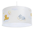 Lampe de table Blanc et Rouge aux lignes epurees avec eclairage confortable 60 W IP20