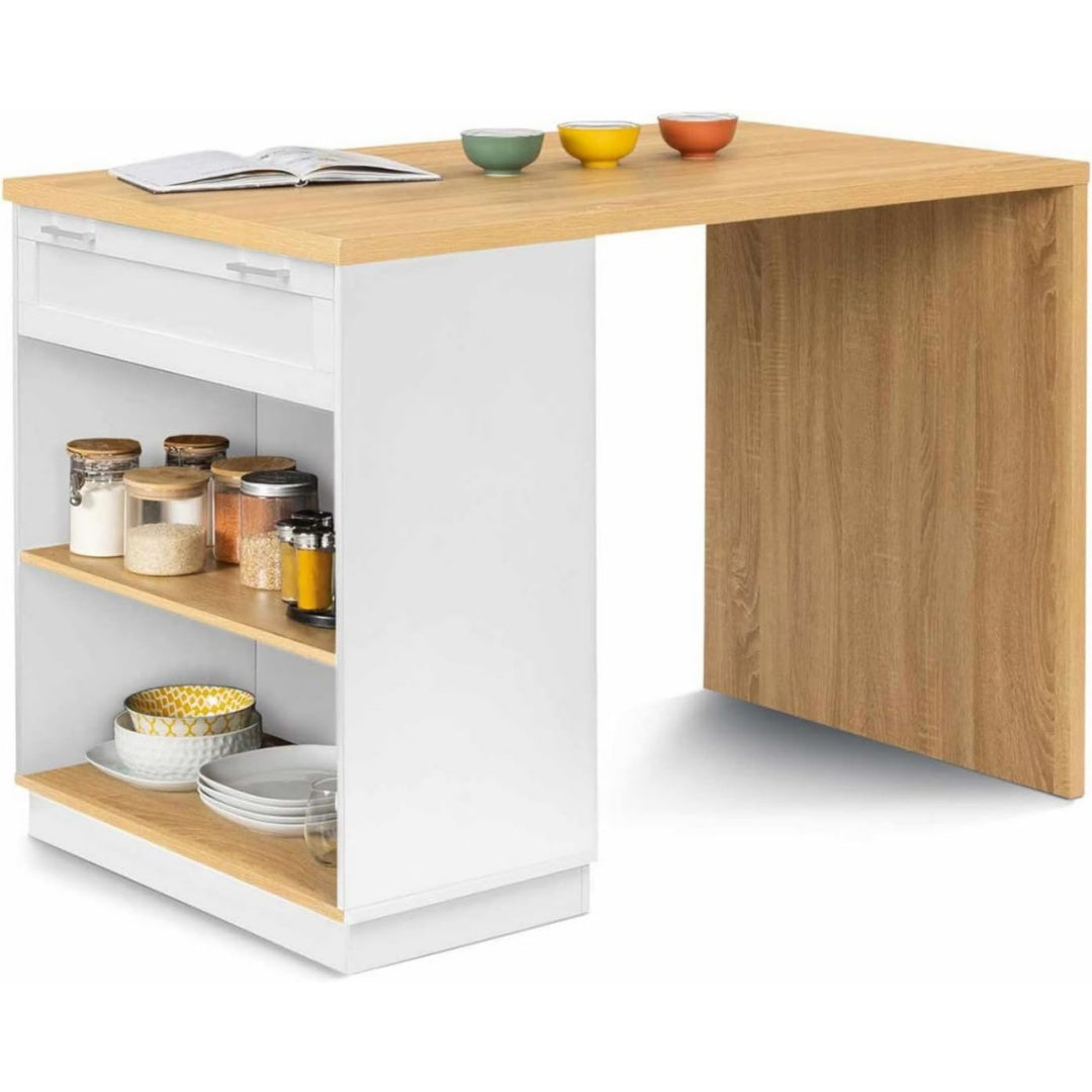 Meubles-lavabos finition bois blanc variante 2388