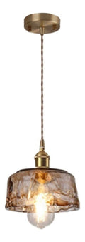 Luminaire Ambre a silhouette graphique de type suspension E27 MP-9319