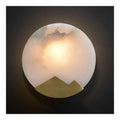 Applique murale decoratif Dore et Ambre avec diffusion lumineuse harmonieuse E14