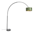 Luminaire Ambre et Vert a silhouette graphique de type lampadaire 60 W IP20 E27