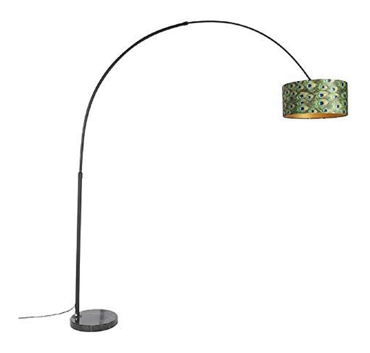 Luminaire Ambre et Vert a silhouette graphique de type lampadaire 60 W IP20 E27