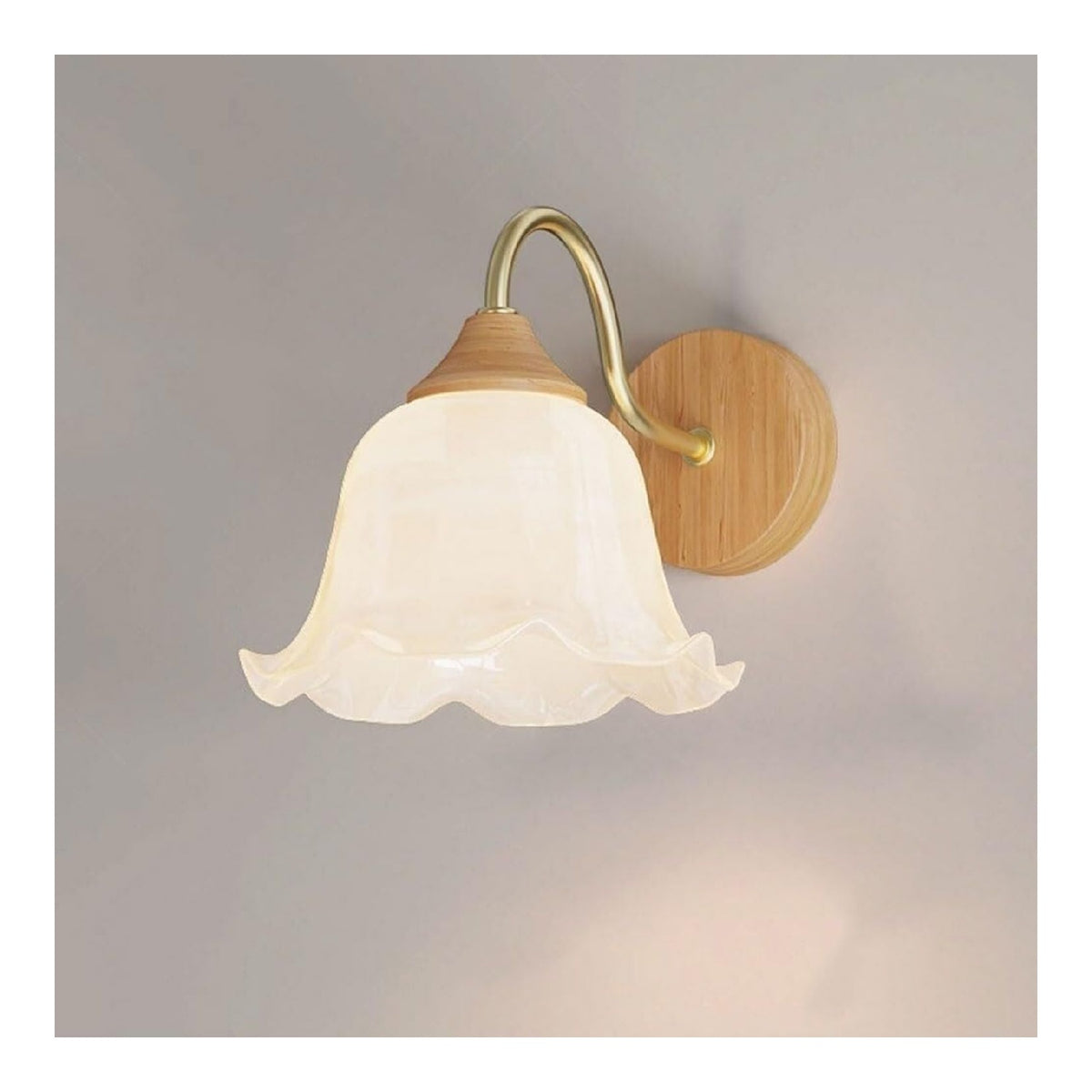Applique murale Ambre a presence elegante et lumiere agreable E27 JC-8964