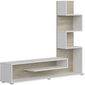 Buffets, credences et vaisseliers reglable finition bois noir variante 1446