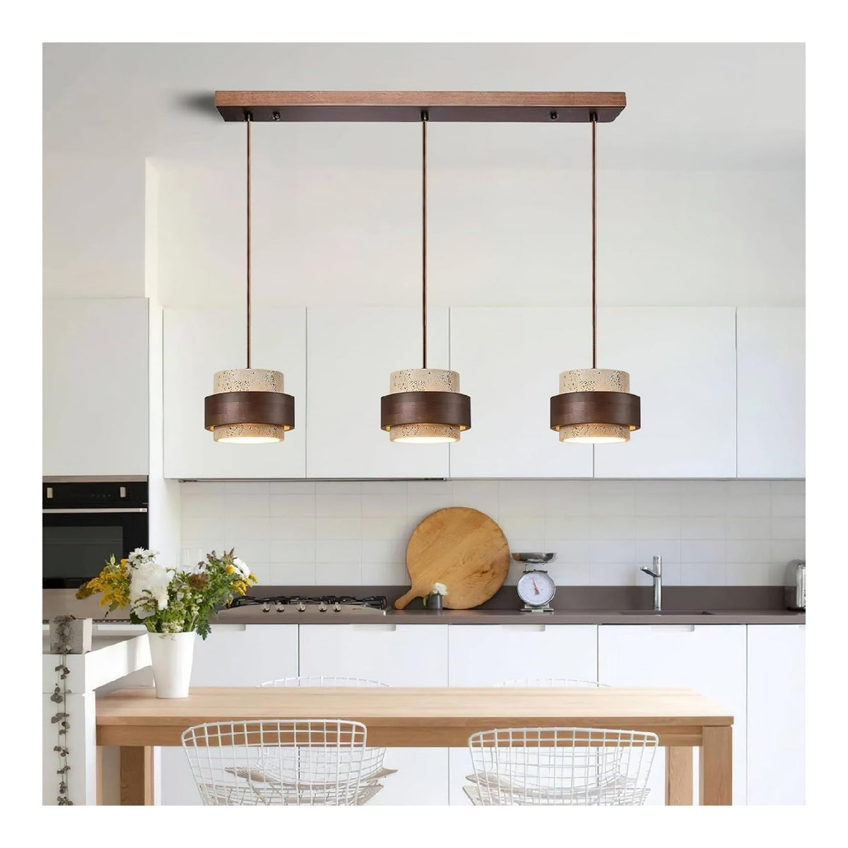 Suspension decoratif Ambre et Vert avec diffusion lumineuse harmonieuse E27