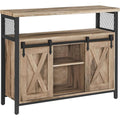 Buffets hauts avec tiroirs finition bois noir