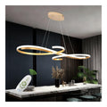 Eclairage Blanc et Dore contemporain en version suspension 45 W 3000 K