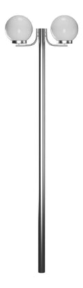 Luminaire Blanc a silhouette graphique de type lampadaire