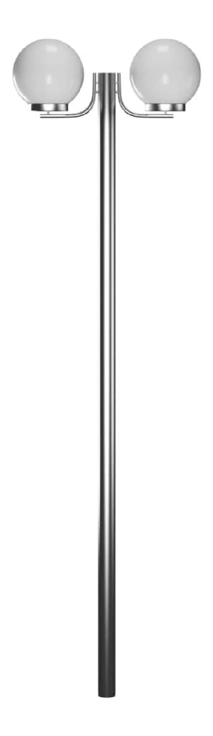 Luminaire Blanc a silhouette graphique de type lampadaire
