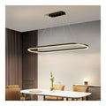 Luminaire Noir et Blanc a silhouette graphique de type suspension 42W 6000K