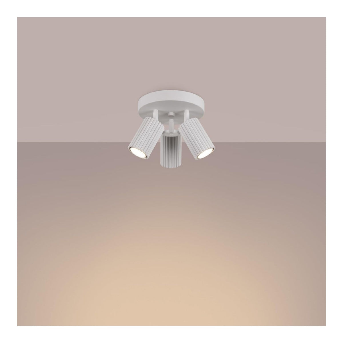 Spot de plafond Blanc et Rouge au style moderne avec conception fonctionnelle 10 W IP20 3000K