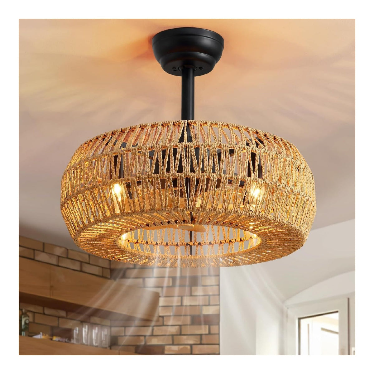 Eclairage Ambre et Rouge contemporain en version luminaire