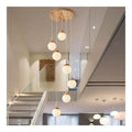 Suspension Ambre a presence elegante et lumiere agreable E27