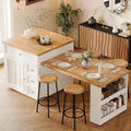 Fauteuils a bascule inclinable finition bois gris